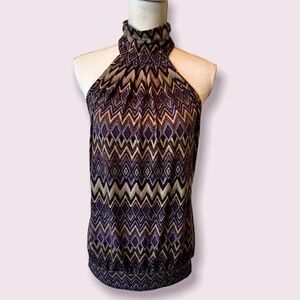 🎄Cato Aztec Pattern Halter Top